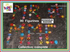 Lot COMPLET Mc Do Happy Meal 90 Figurines  Mr Mme  Collection  Monsieur Madame