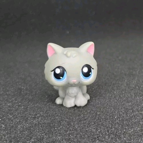 Litllest petshop chaton - petshop, gris