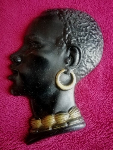 Ancienne tête africaine - ancienne,