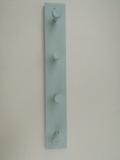 Patère 4 Crochets bleu chambre enfant porte manteau 