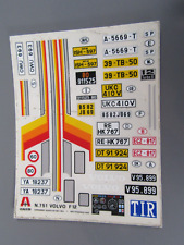 A955 Italeri 751 Italie Decal pour Camion Volvo F12 Planche Décalcomanie