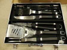 ROMANTICIST 20pc Heavy Duty BBQ Grill Tool Set in Aluminum Case 