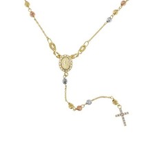Collier chapelet 18k - or,