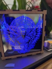 cadre lumineux leds Archange Michael