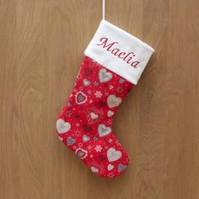 Chaussette ou Botte de Noël 3 / Brodée / Prénom & fil au choix / Made in France.