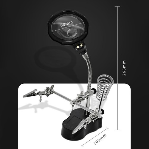 Loupe led avec col de - led,