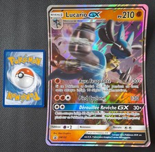 Carte Pokémon Lucario GX - JUMBO - Promo SM100 - Sortie de coffret - FR