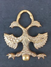 Aigle à 2 Têtes en Bronze  élément de Suspension de Lustre dit hollandais