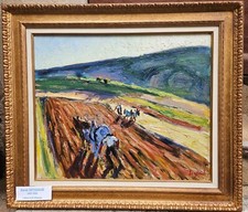 Les laboureurs à St Chamas par René SEYSSAUD 1867-1952