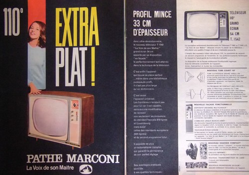 Publicité presse 1960 pathé - publicitÉ,