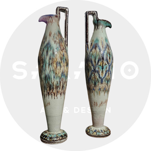 Paire grandes poteries - paire,