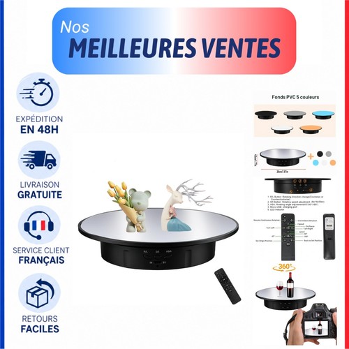Plateau tournant électrique