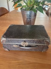 Valisette 1900 en Bois & Carton imitant le Cuir & coins renforcés en Cuir