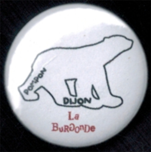 Pin ours blanc artiste - l'ours, blanc-artiste