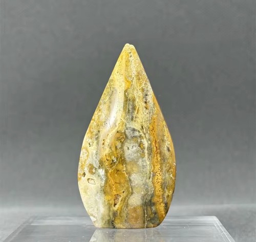 Agate jaune naturelle géode - agate,