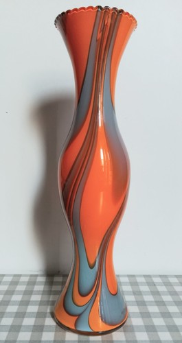 Vintage joli vase - vintage:, orange