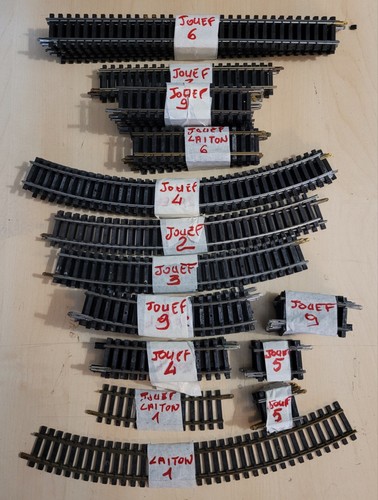 Jouef lot rails droit - lot,