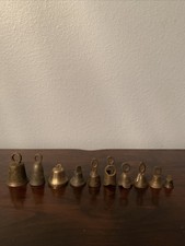 Set of 10 brass vintage
