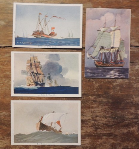 Lot cpa marine bateaux - /,
