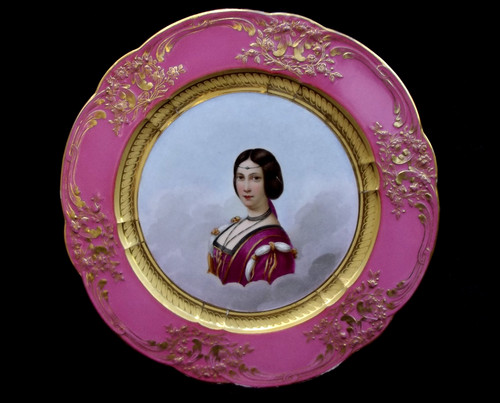 Ancienne assiette sevres 1856 - ancienne,