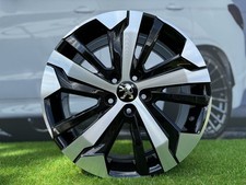 4X R16 Pouce 5X108 Peugeot Style Noir Poli Roues : Pour 3008 308 408 508