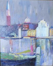 Tableau Ancien Huile Paysage