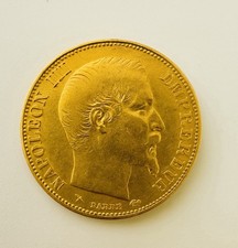 Pièce d'or 20 Francs Napoléon III - 1860 - Empire Français