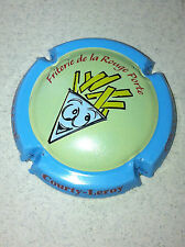 Capsule de champagne COURTY-LEROY friterie de la rouge porte (21b.ctr bleu ciel)