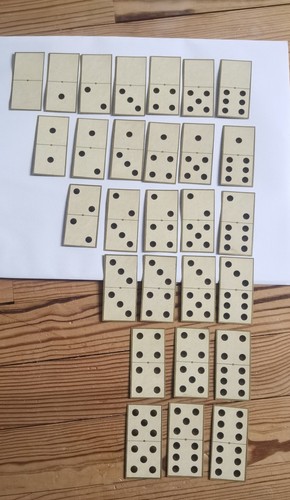 Ancien jeu dominos de - dominos,