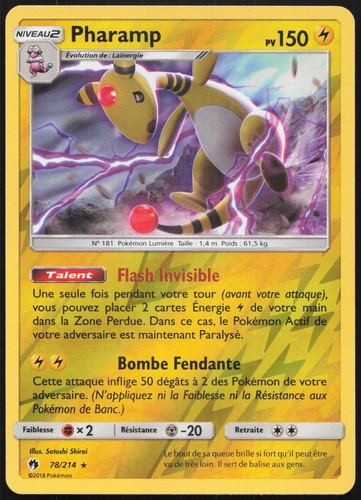 Carte pokémon pharamp 214 - pokémon,