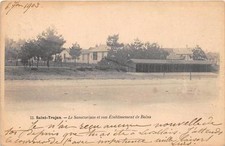 CPA 17 SAINT TROJAN LE SANATORIUM ET SON ETABLISSEMENT DE BAINS (dos non divisé)