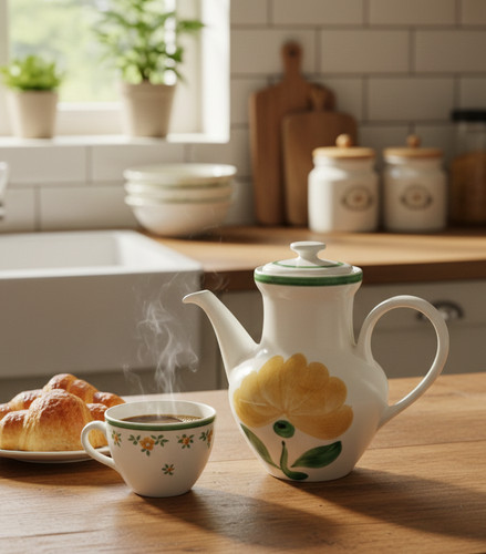 Cafetière théière vintage - cafetière/théière,