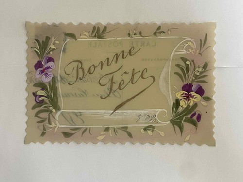 Cpa fantaisie celluloid bonne - fantaisie,