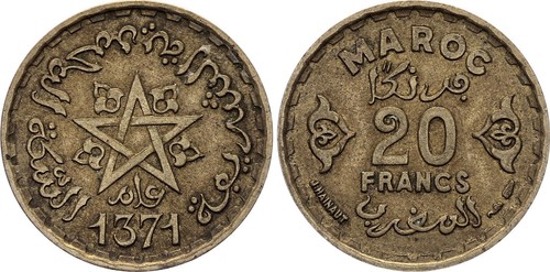 Maroc francs empire - 20,