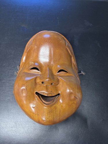 Masque japonais visage - , bois