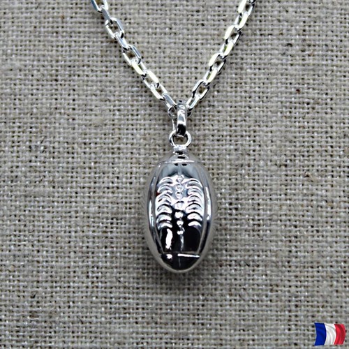 Pendentif ballon rugby - pendentif, de