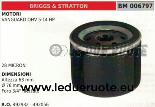 492932 492056 filtre huile - 492056,