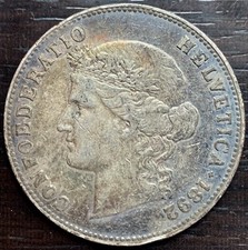 SUISSE - 5 FRANCS 1892 BERNE