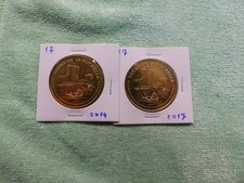 2 jetons touristiques monnaie de paris Dept 17 La Rochelle