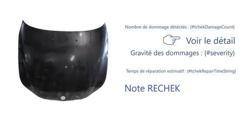 Capot bmw serie e60 phase - 5, 2