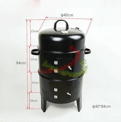 Steel portable bbq - 3-in-1,