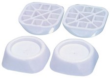 Pieds amortisseurs anti - pieds,
