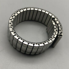 Hommes Expansion Métal Montre Bracelet Acier Inoxydable Extensible Poli