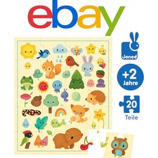 Janod Puzzle Enfant « Animaux & Nature » – 20 Pièces, À Partir De 2 Ans