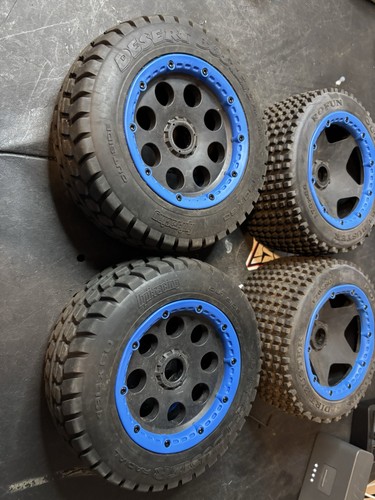 Front and rear wheel - front,