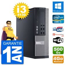 PC Dell 9020 SFF Intel Core i3-4130 RAM 4Go Disque Dur 500Go Windows 10 Wifi
