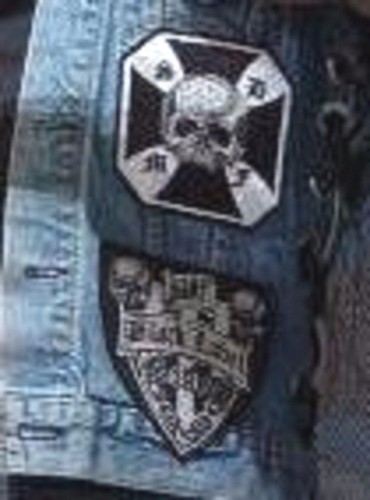Heavy metal band black - metal,