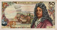 50 Francs Racine type 1962