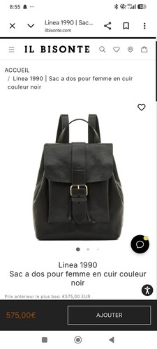 Sac dos cuir italien de - en,