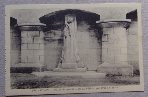 R29 cpa rouen statue - r29), jeanne